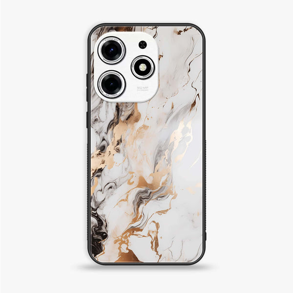 Tecno Spark 10 Pro - Liquid Marble Design 1- Premium Printed Glass soft Bumper shock Proof Case CS-12994 CS-19271