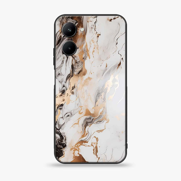 Realme C33 - Liquid Marble Design 1 - Premium Printed Glass soft Bumper shock Proof Case CS-20634