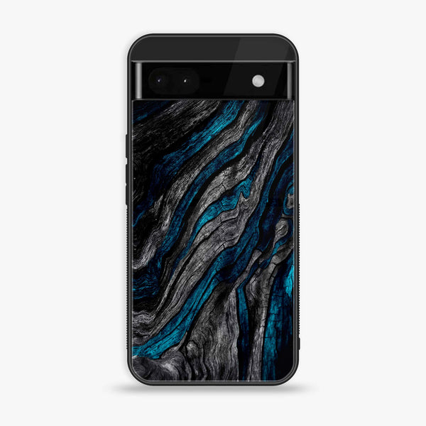 Google Pixel 6A - Liquid Marble  Design 8 - Premium Printed Glass soft Bumper shock Proof Case  CS-24076