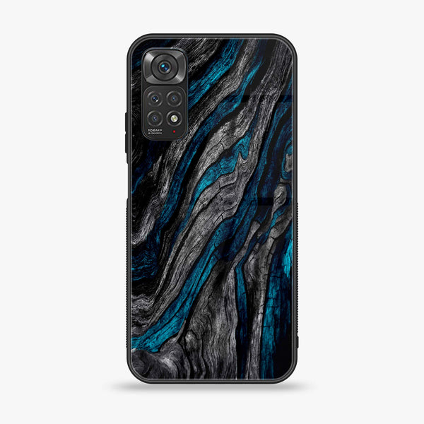 Xiaomi Redmi Note 11s -  Liquid Marble Design 8  - Premium Printed Glass soft Bumper shock Proof Case CS-22297