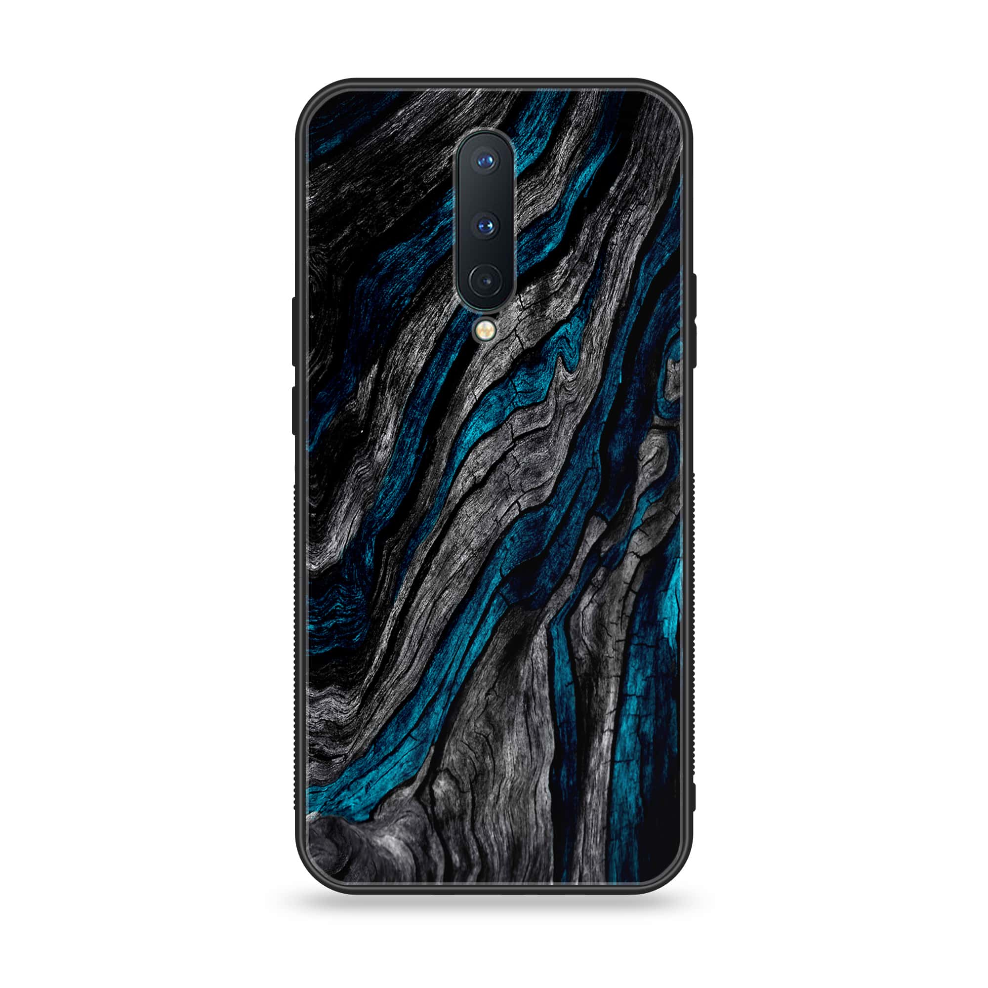 OnePlus 8 - Liquid Marble Series - Premium Printed Glass soft Bumper shock Proof Case