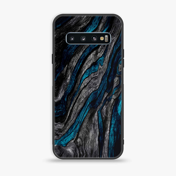 Samsung Galaxy S10 - Liquid Marble Design 8 - Premium Printed Glass soft Bumper shock Proof Case CS-18943