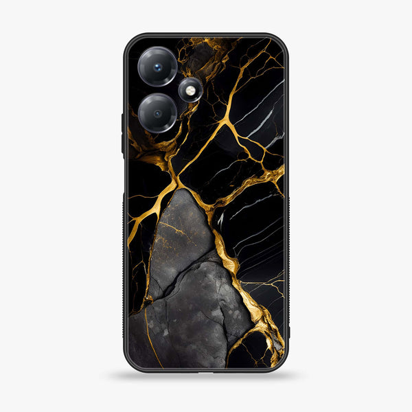 Infinix Hot 30 Play - Liquid Marble Design 6 - Premium Metal Printed soft Bumper Shock Proof Case CS-15016 CS-15753 CS-36328