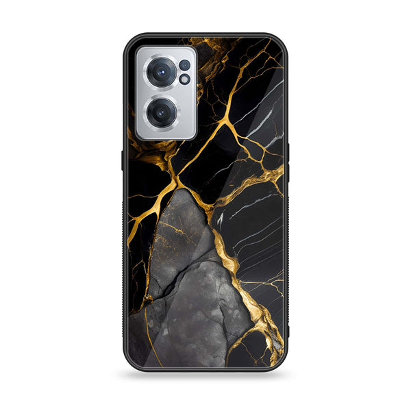 OnePlus Nord CE 2 5G - Liquid Marble Design 6 - Premium Metal Printed soft Bumper Shock Proof Case CS-17278