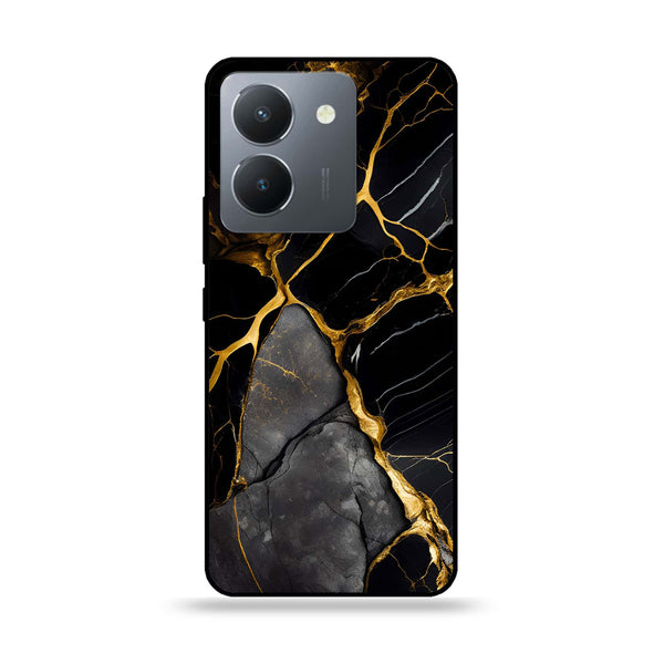 Vivo Y36 - Liquid Marble Design 6 - Premium Printed Glass soft Bumper shock Proof Case CS-20953