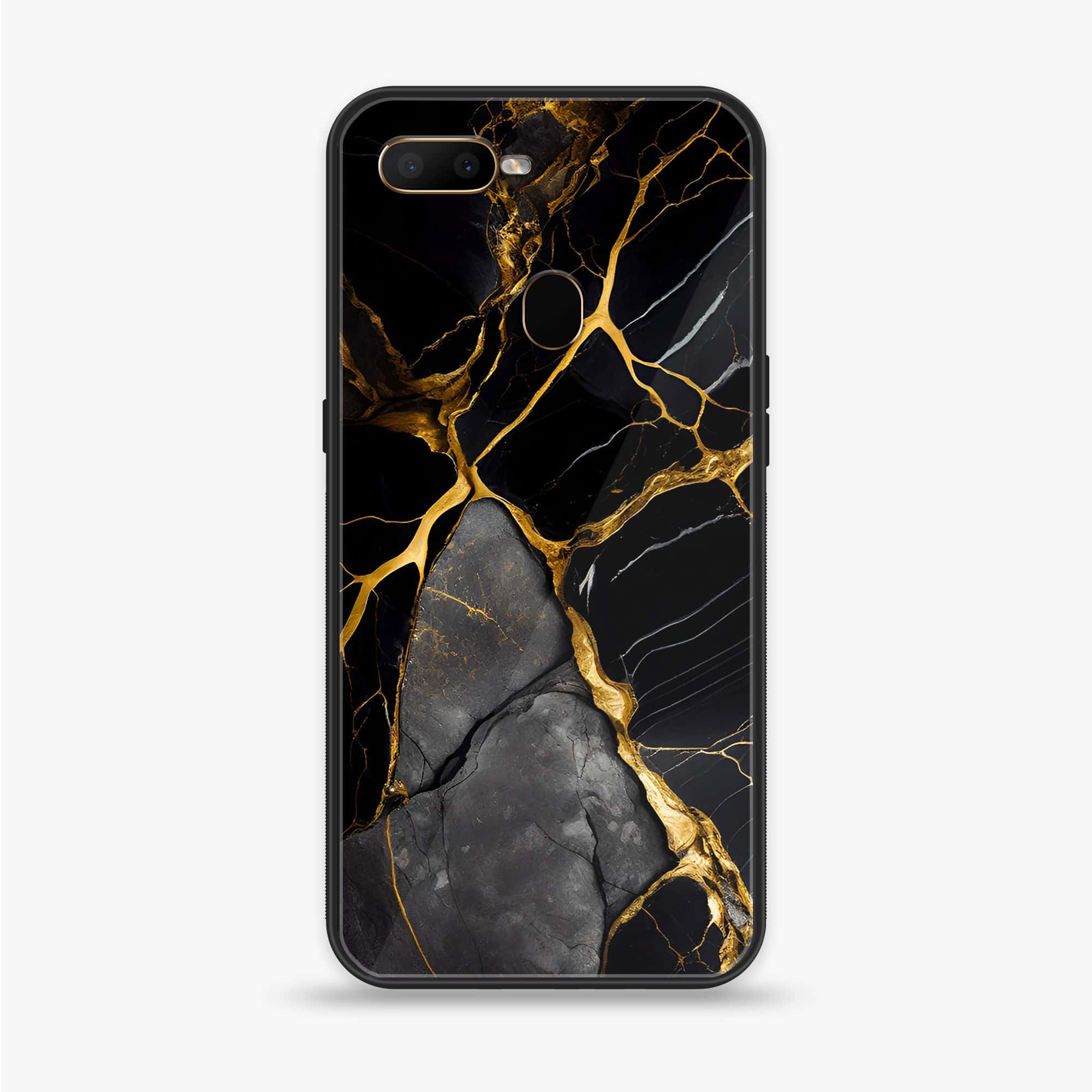 Oppo A12  - Liquid Marble Series - Premium Printed soft Bumper shock Proof Case