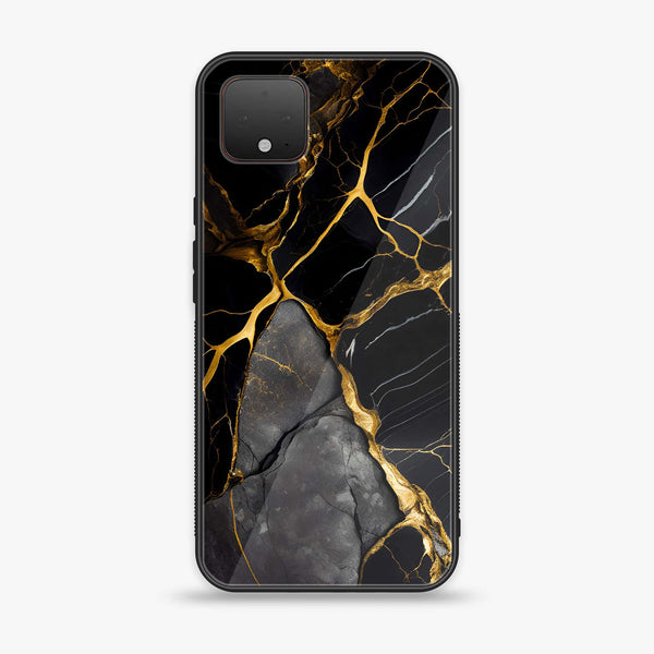 Google Pixel 4 XL - Liquid Marble Design 6 - Premium Printed Glass soft Bumper shock Proof Case CS-22831