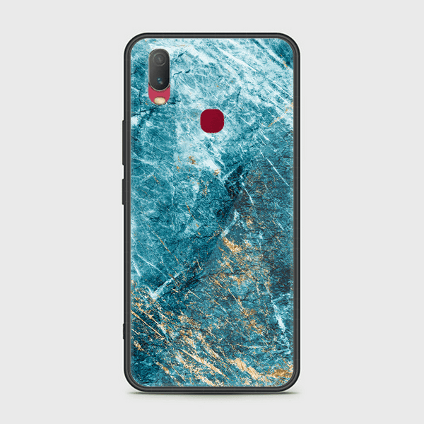 VIVO Y11 2019 - Blue Marble 2.0 -  Premium Metal Printed soft Bumper Shock Proof Case CS-33066