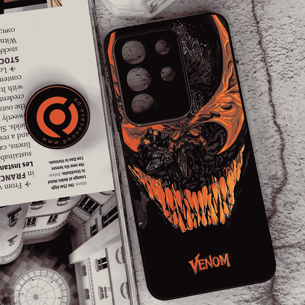 Vivo Y29 4G - VENOM Case - Premium Metal Printed soft Bumper Shock Proof Case