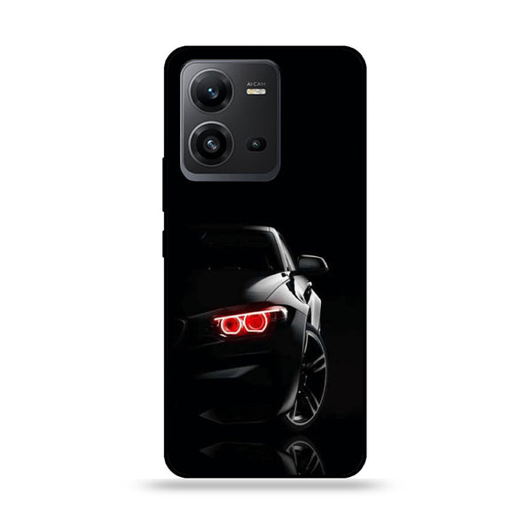 Vivo V25 5G/V25E  - Black Art Design 6- Premium Printed Glass soft Bumper shock Proof Case CS-37191