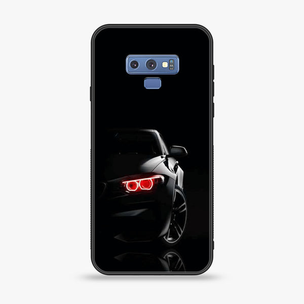 Samsung Galaxy Note 9 - Black Art Design 6- Premium Printed Glass soft Bumper shock Proof Case CS-36860