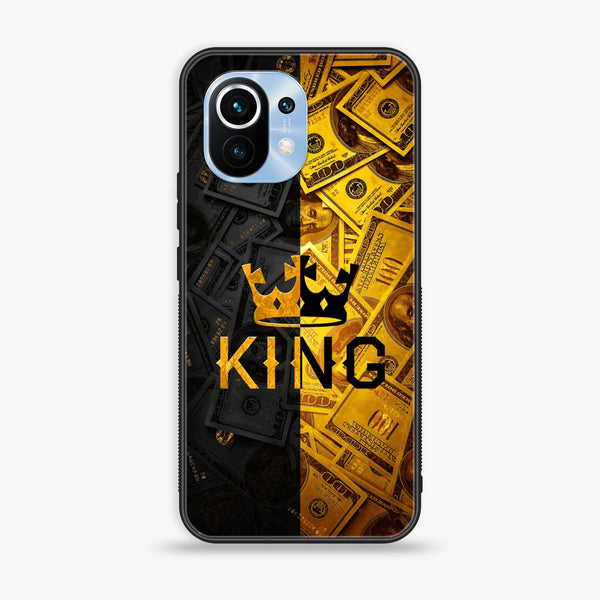 Xiaomi Mi 11 - King series V.0 - Premium Printed Glass soft Bumper shock Proof Case