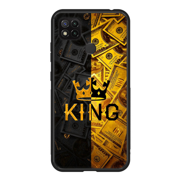 Xiaomi Redmi 9C/ 10A  - King Series V 2.0  Design 9 - Premium Metal Printed soft Bumper shock Proof Case  CS-31648