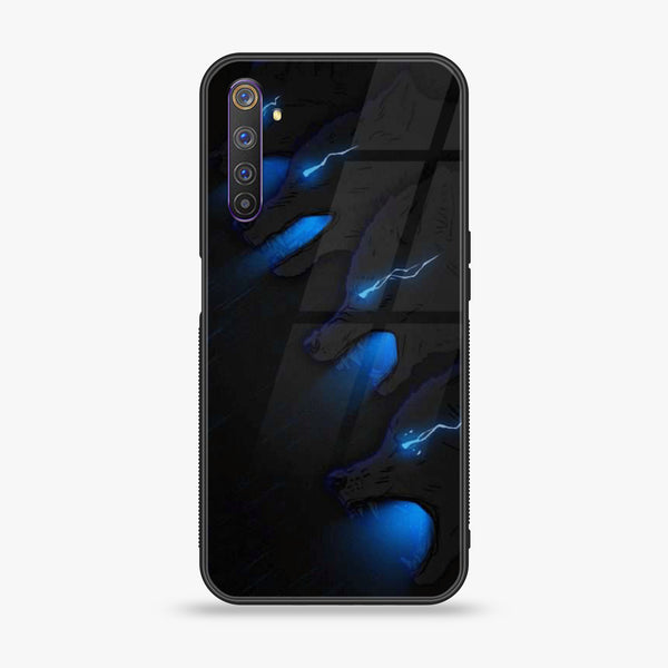 Realme 6 Pro - Black Art Design 7 - Premium Printed Glass soft Bumper shock Proof Case CS-16284