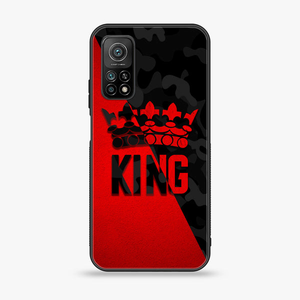 Xiaomi MI 10T / 10T Pro -  King Series V 2.0  Design 6  Premium Metal Printed soft Bumper shock Proof Case