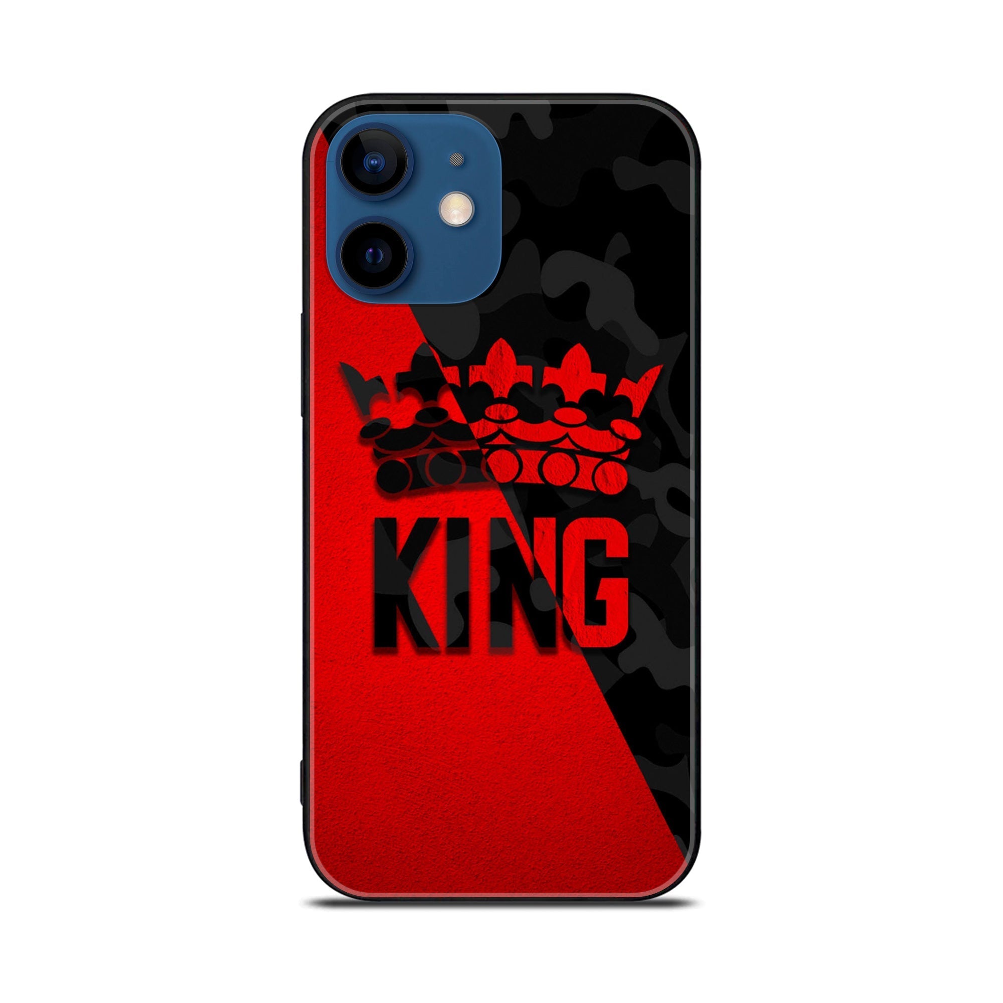 iPhone 11  King Series v2.0 Premium Printed Glass soft Bumper shock Proof Case