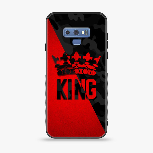 Samsung Galaxy Note 9 - King Design 6 - Premium Printed Glass soft Bumper shock Proof Case  CS-36011