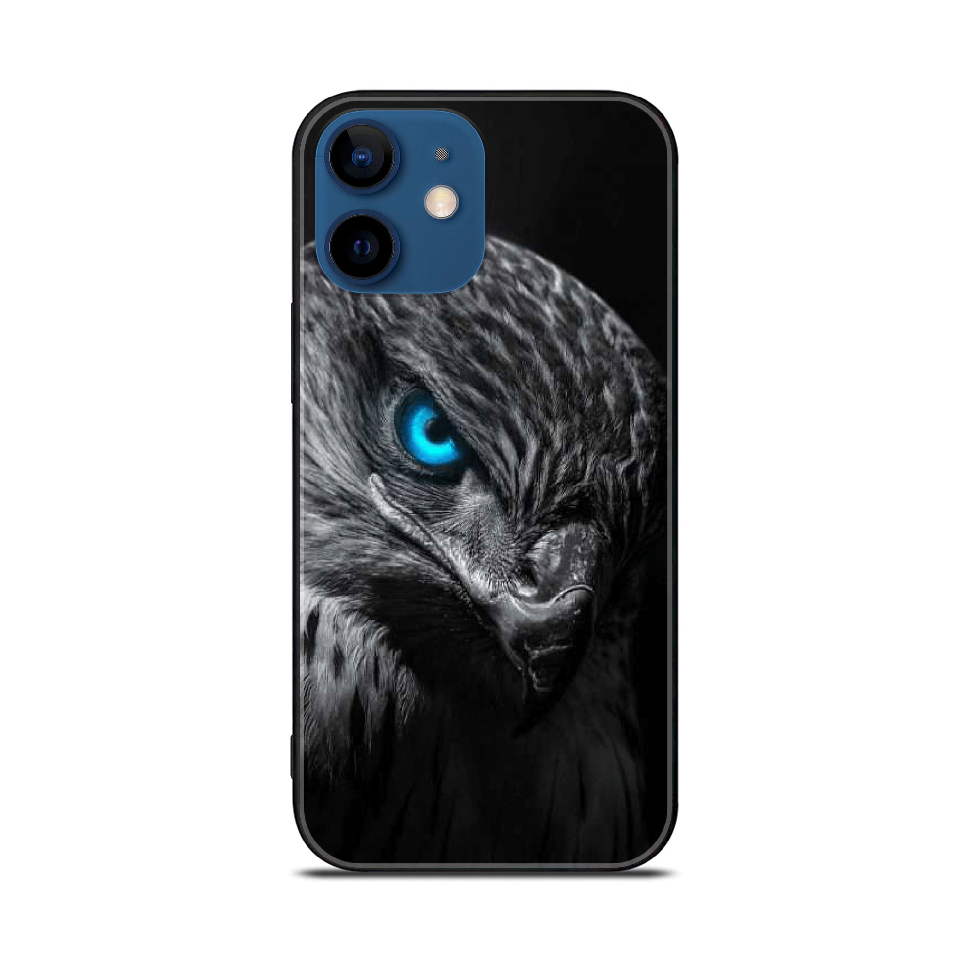 iPhone 11  Black Art Series  Premium Printed Glass soft Bumper shock Proof Case