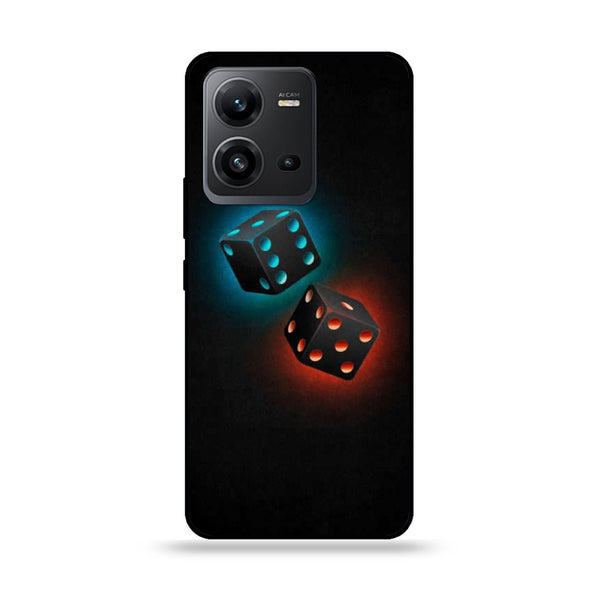 Vivo V25 5G  - Black Art Design 4 - Premium Printed Glass soft Bumper shock Proof Case CS-28622