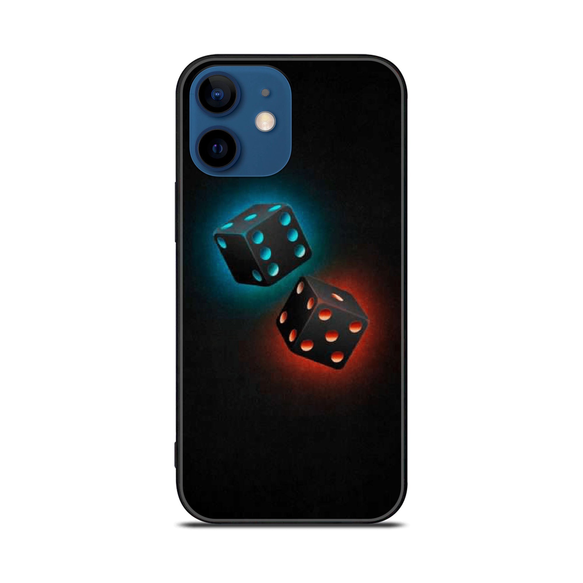 iPhone 11  Black Art Series  Premium Printed Glass soft Bumper shock Proof Case