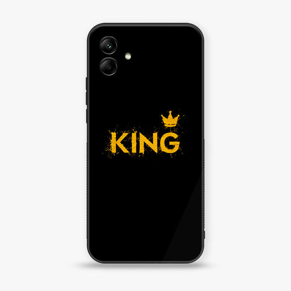 Samsung Galaxy A04 - King 2.0 Design 2 - Premium Printed Glass soft Bumper shock Proof Case CS-7217