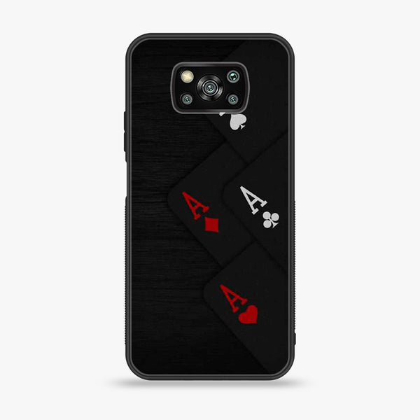 Xiaomi Poco X3/ X3 Pro/ X3 NFC - Black Art Design 5 - Premium Printed Glass soft Bumper shock Proof Case CS-25995