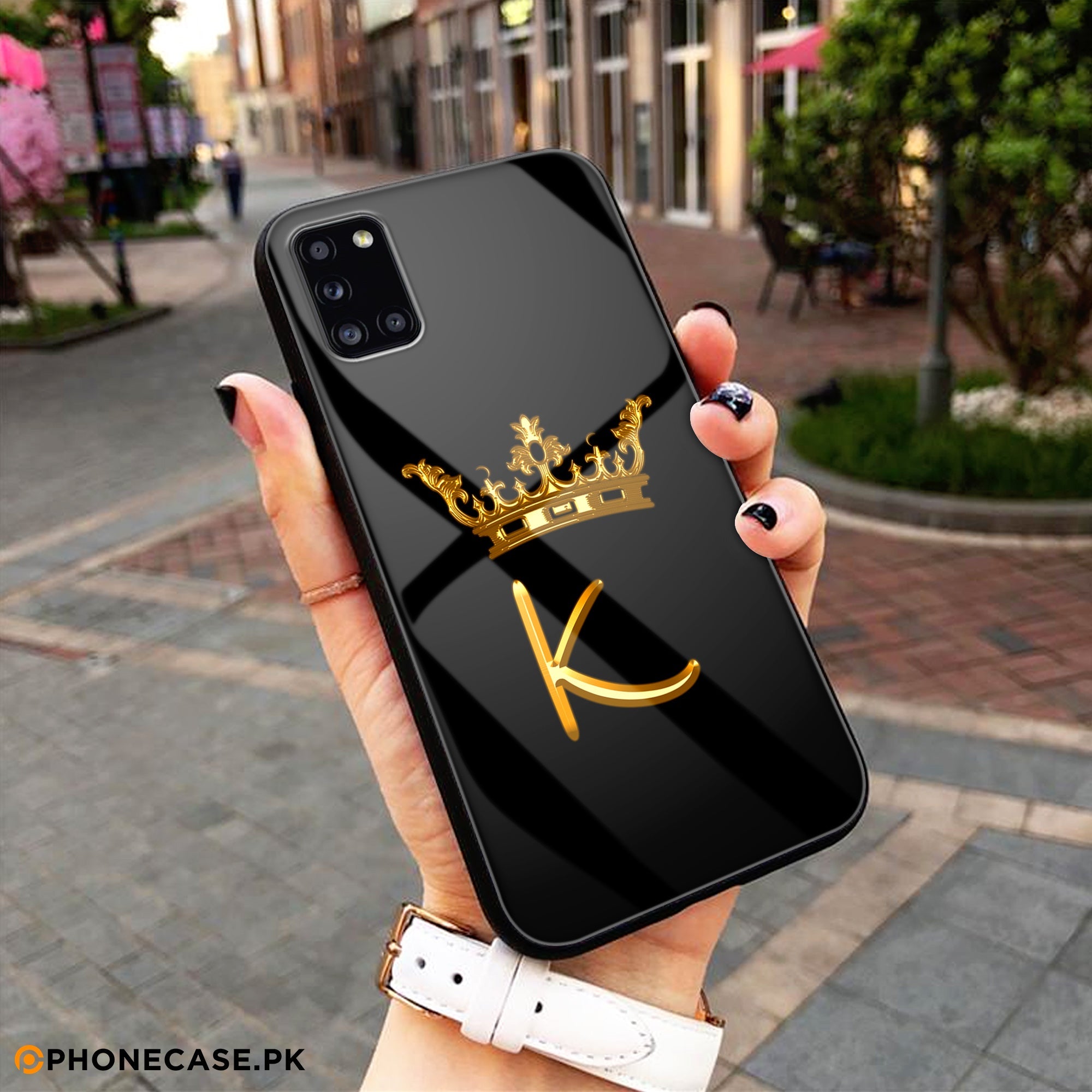 King A to Z Alphabet Series Premium Glass Case All Models