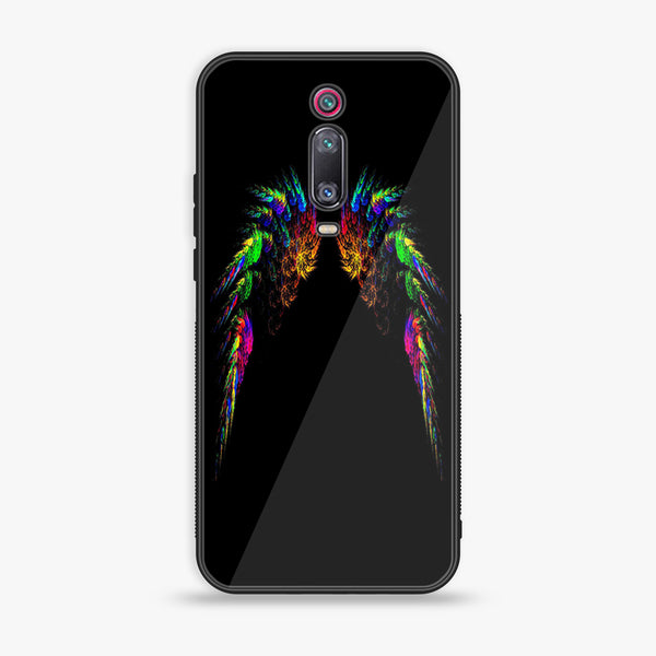 Xiaomi Redmi K20 Pro - Angel Wings Series - Premium Printed Glass soft Bumper shock Proof Case
