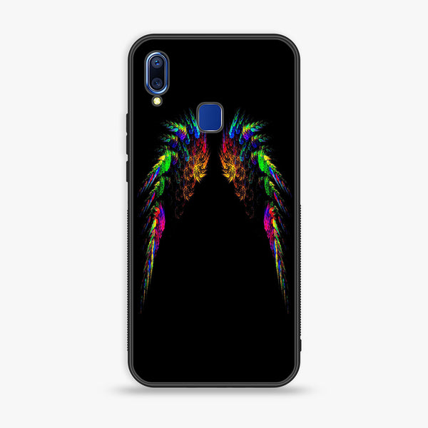 vivo Y95- Angel Wings  Series - Premium Printed Glass soft Bumper shock Proof Case