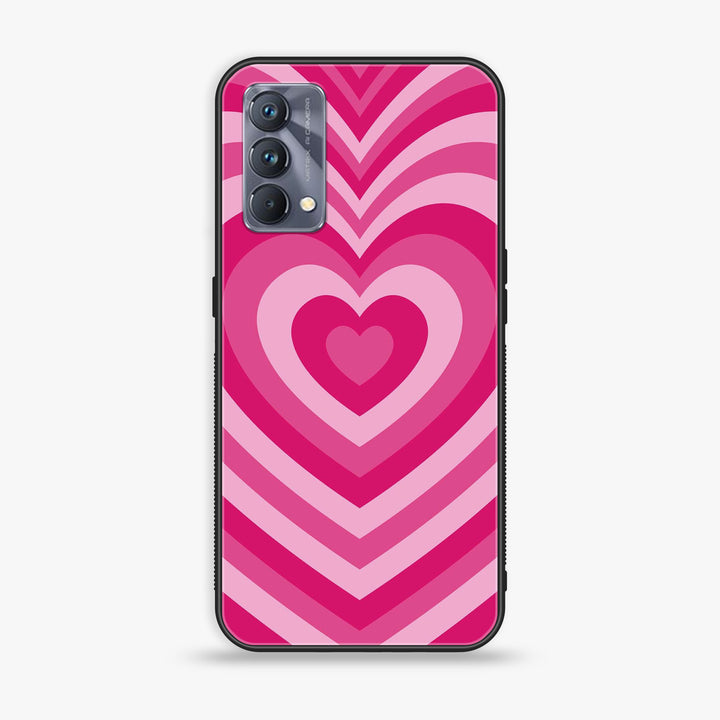 Realme GT Master Edition  Heart Beat Series  Premium Printed Glass soft Bumper shock Proof Case