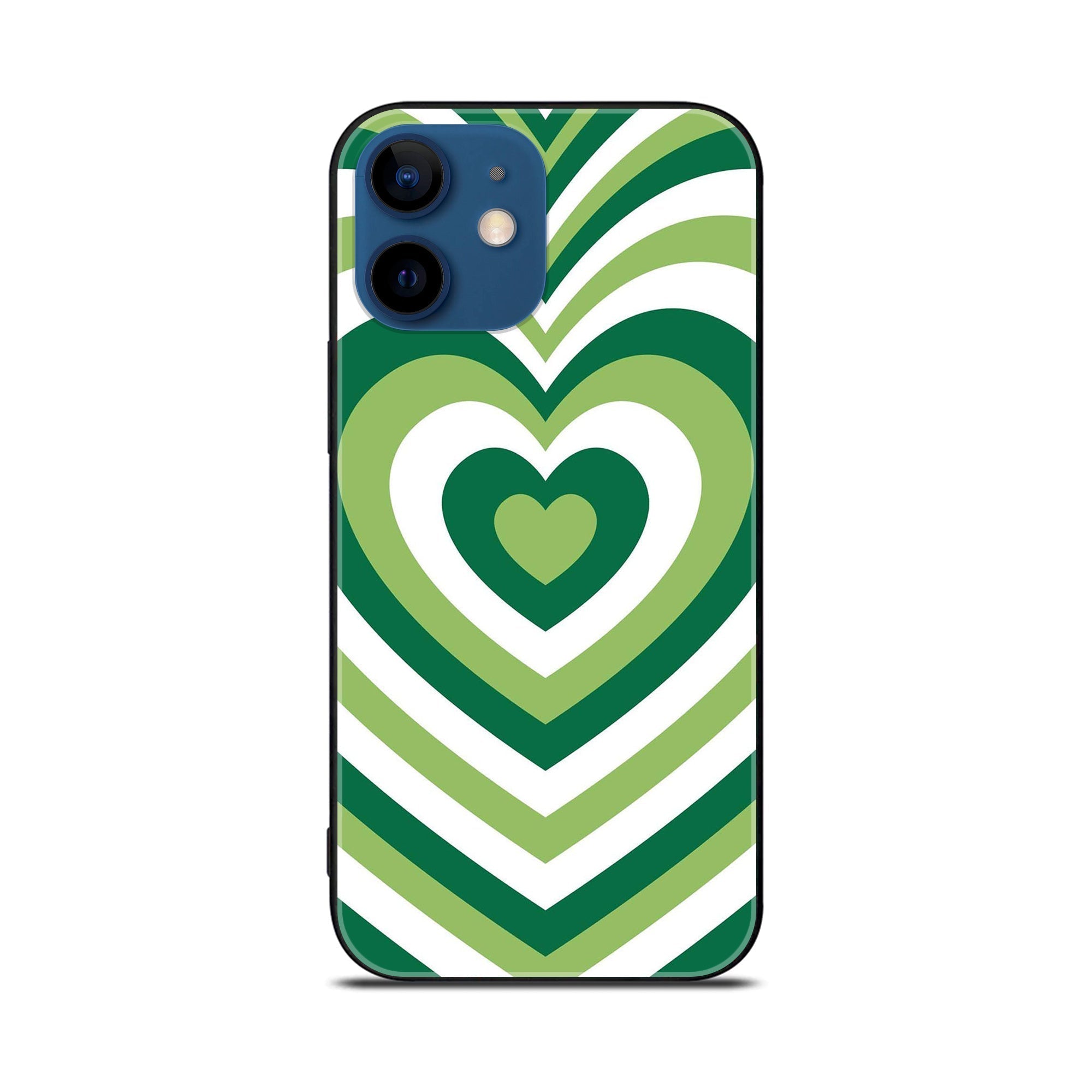 iPhone 11  Heart Beat Series  Premium Printed Glass soft Bumper shock Proof Case