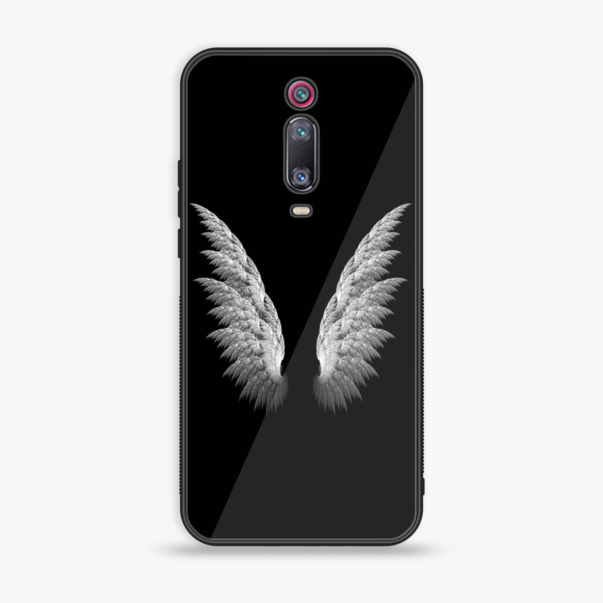 Xiaomi Redmi K20 Pro - Angel Wings Series - Premium Printed Glass soft Bumper shock Proof Case