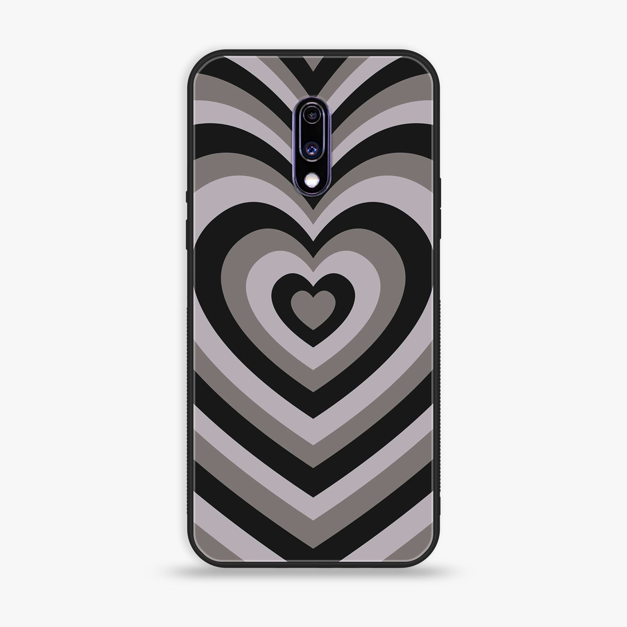 OnePlus 7 - Heart Beat Series - Premium Printed Glass soft Bumper shock Proof Case