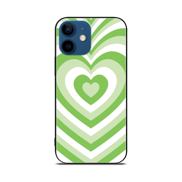 iPhone 11  Heart Beat Design 10 Premium Printed Glass soft Bumper shock Proof Case CS-16798