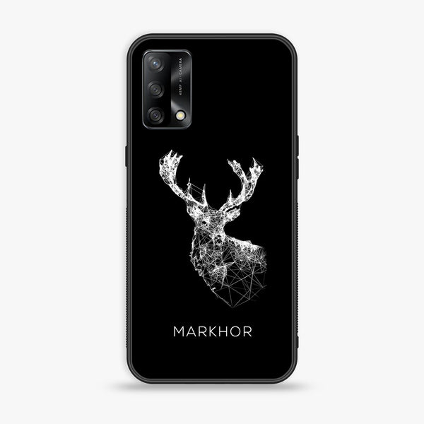 Oppo A74 - Markhor Design 4 - Premium Printed Glass soft Bumper shock Proof Case CS-20661 CS-30562