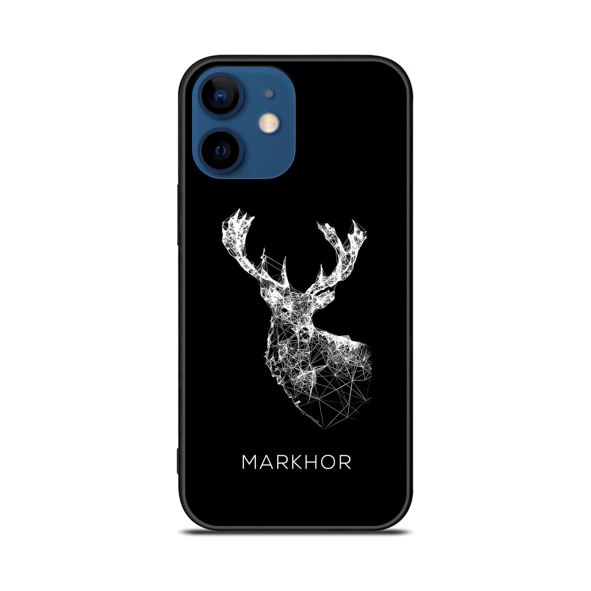 iPhone 11  Markhor Series  Premium Printed Glass soft Bumper shock Proof Case
