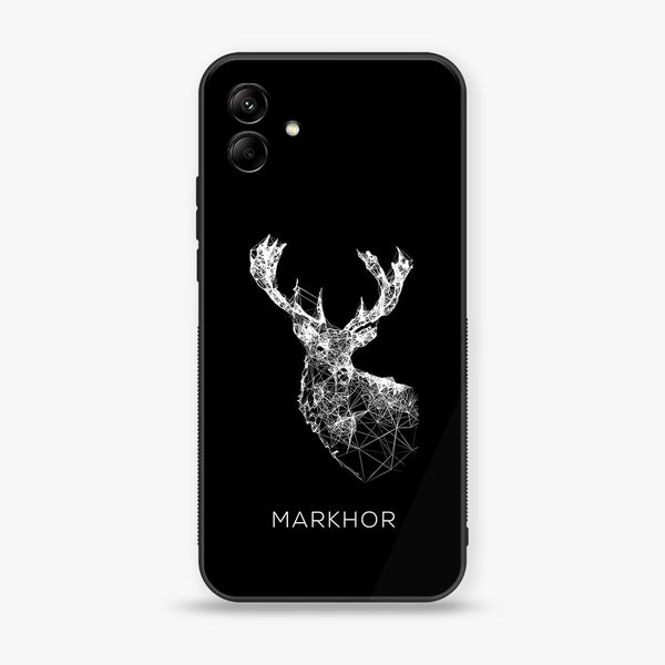 Samsung Galaxy A04 - Markhor Design 4 - Premium Printed Glass soft Bumper shock Proof Case CS-20721