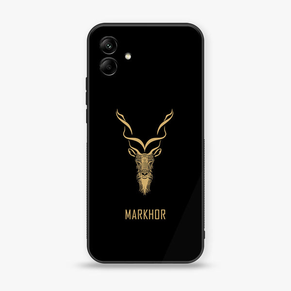 Samsung Galaxy A04 - Markhor Design 3 - Premium Printed Glass soft Bumper shock Proof Case CS-18681