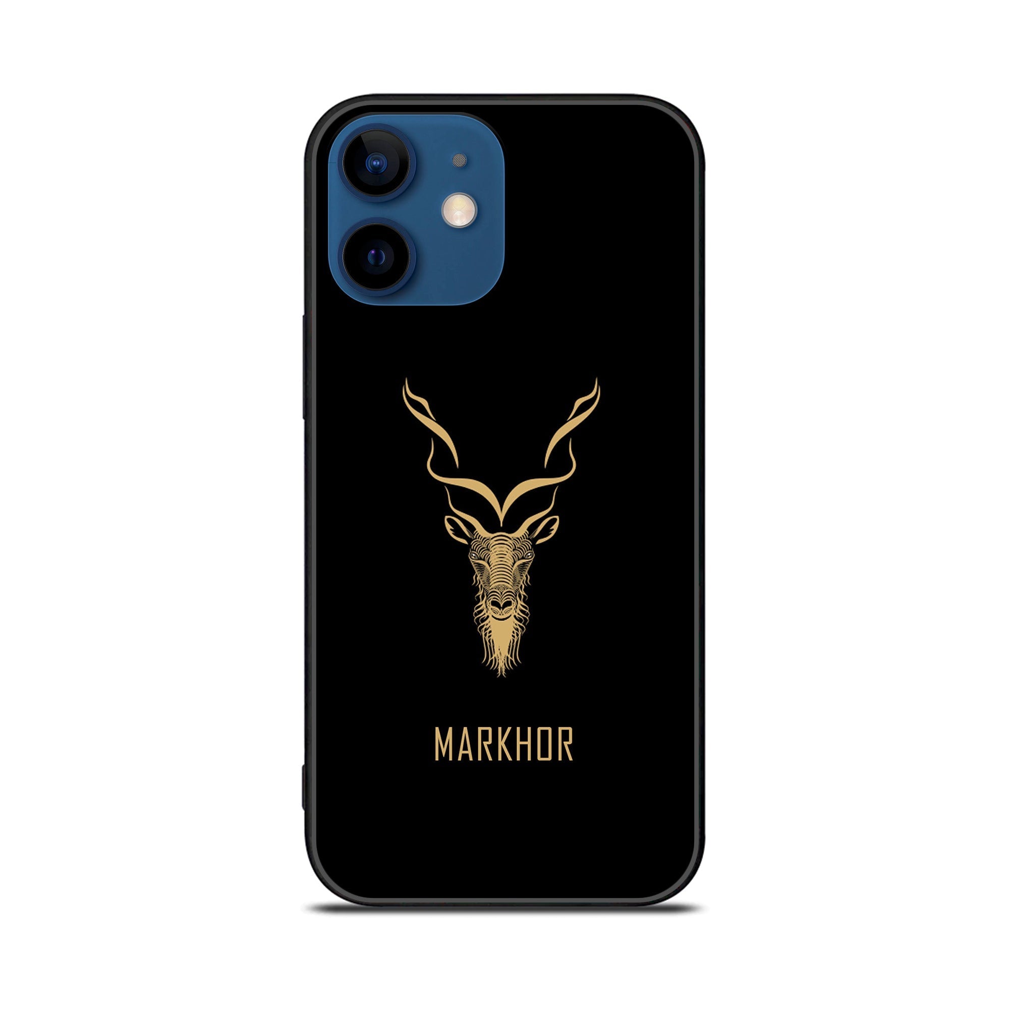 iPhone 11  Markhor Series  Premium Printed Glass soft Bumper shock Proof Case