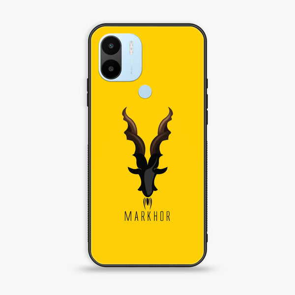 Xiaomi Redmi A1 Plus /Redmi A2 Plus - Markhor Design 1 - Premium Printed Glass soft Bumper shock Proof Case CS-20551 CS-27457