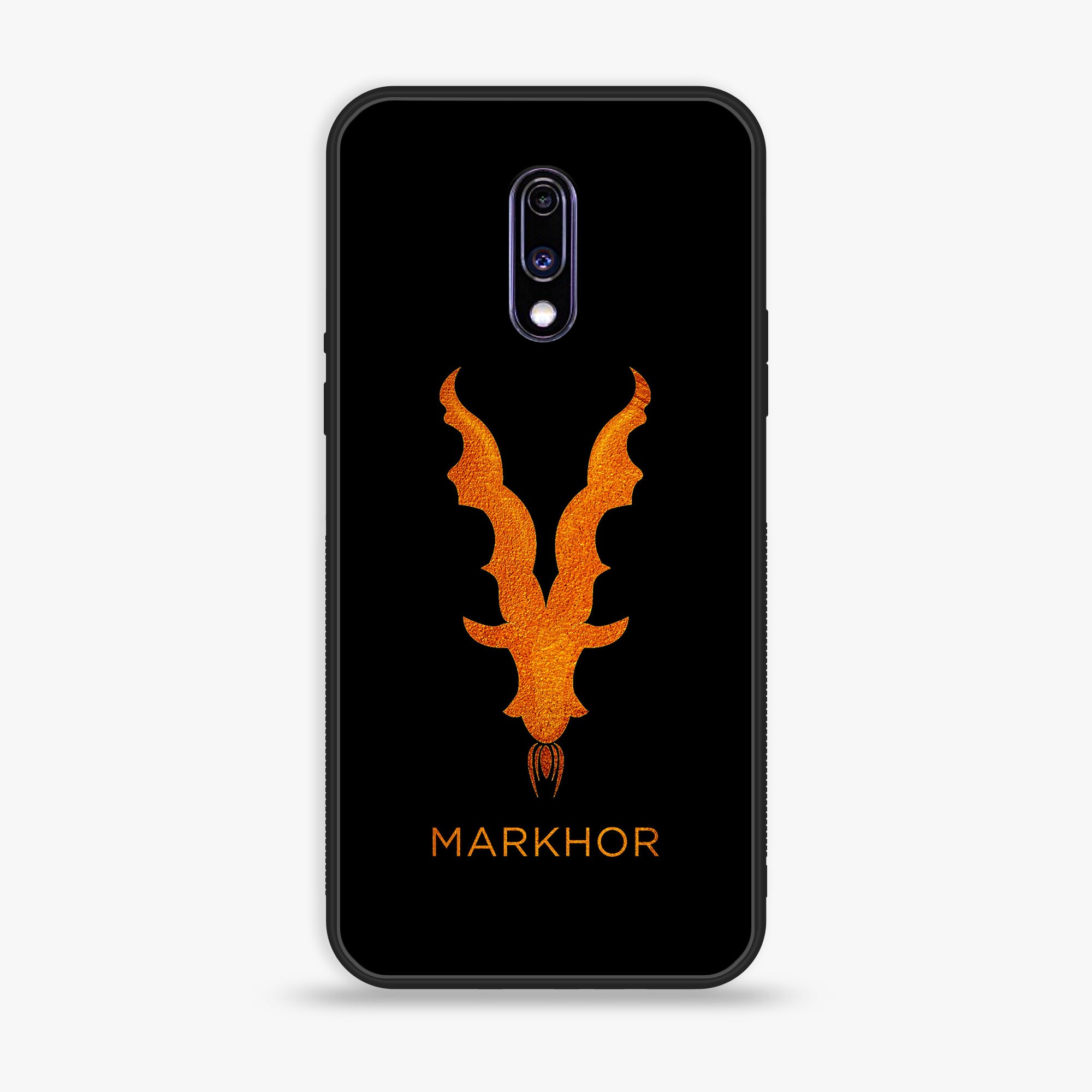 OnePlus 7 - Markhor  Series - Premium Printed Glass soft Bumper shock Proof Case