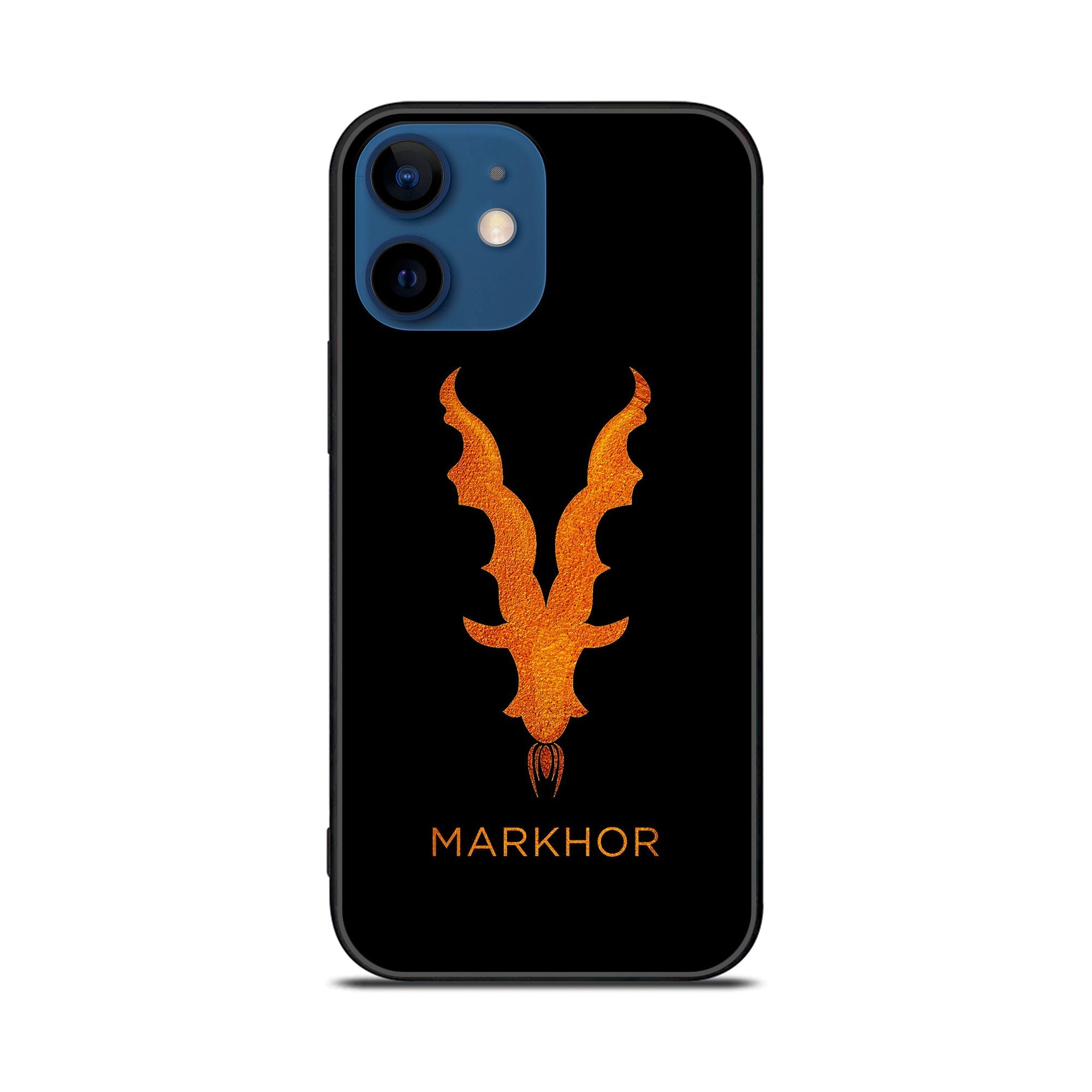 iPhone 11  Markhor Design 3 Premium Printed Glass soft Bumper shock Proof Case CS-26518