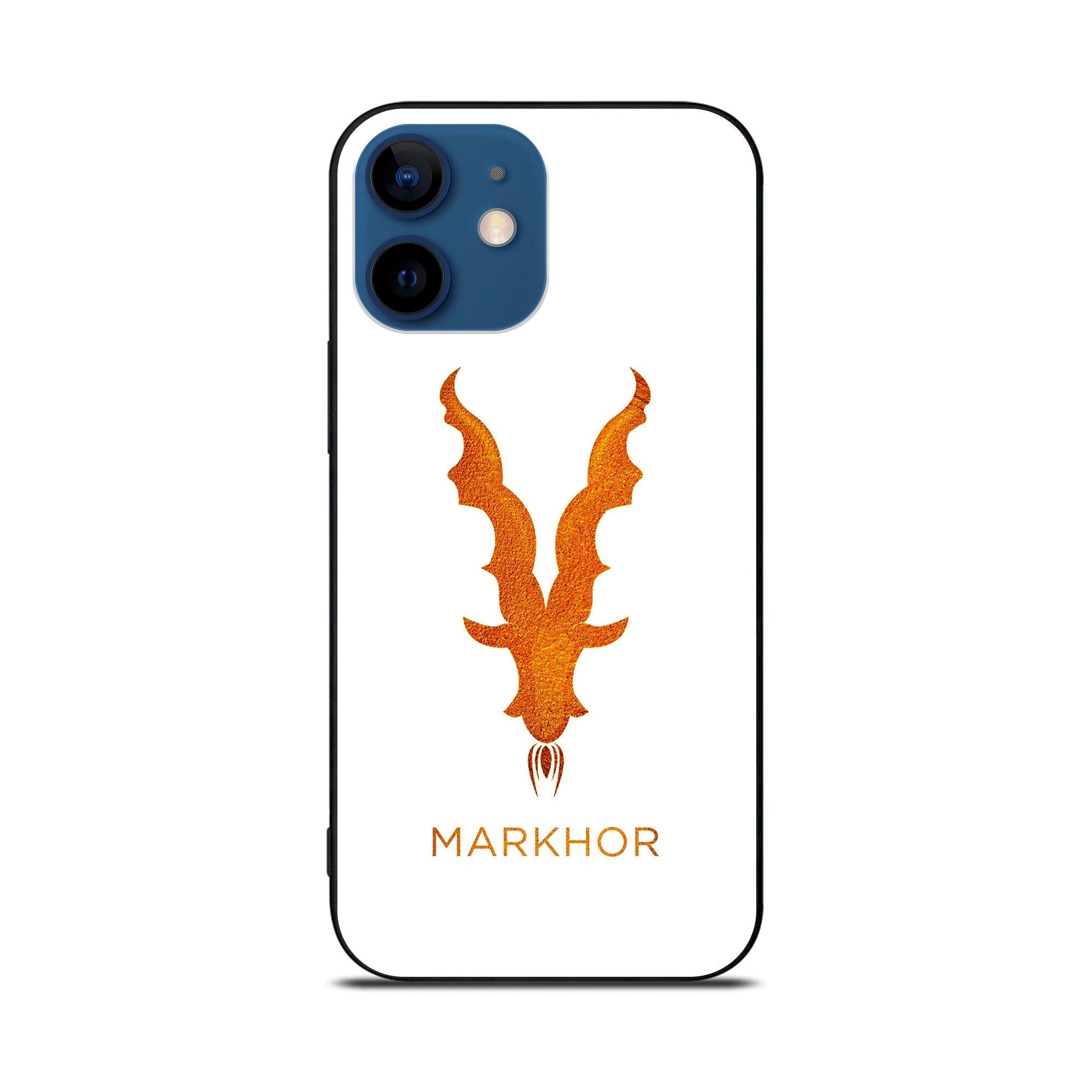 iPhone 11  Markhor Series  Premium Printed Glass soft Bumper shock Proof Case