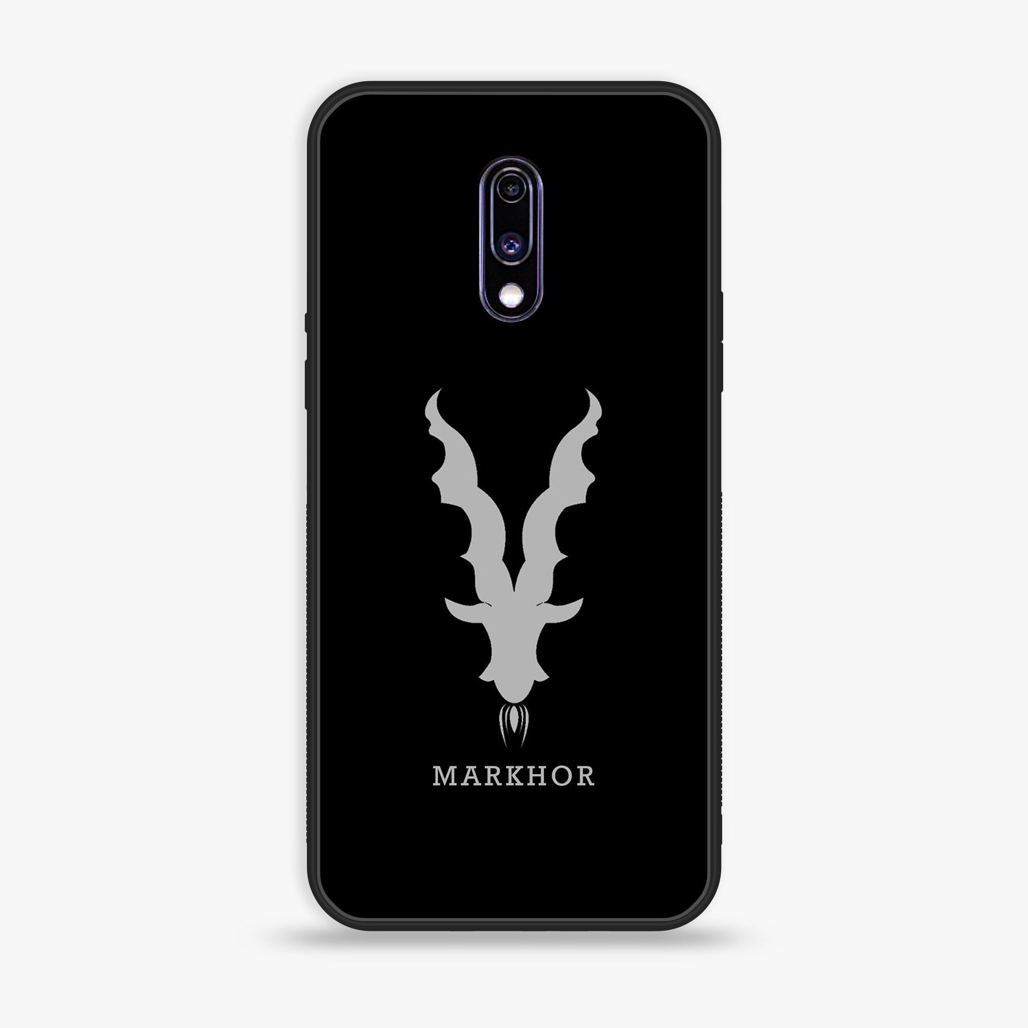 OnePlus 7 - Markhor  Series - Premium Printed Glass soft Bumper shock Proof Case