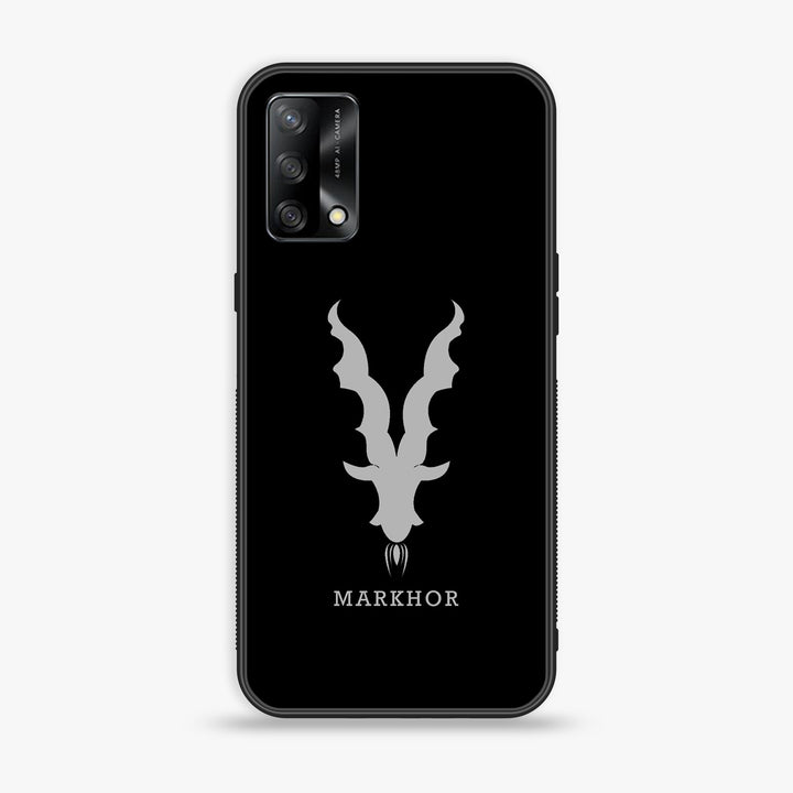 Oppo A74 - Markhor Design 9 - Premium Printed Glass soft Bumper shock Proof Case CS-14174  CS-20489