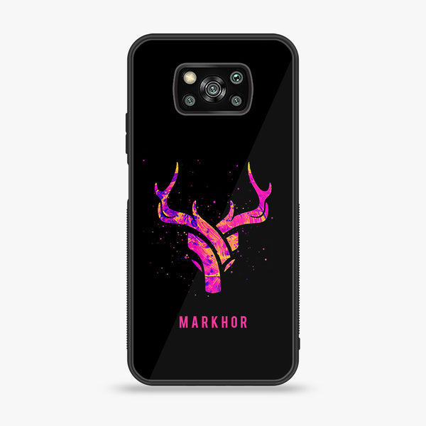 Xiaomi Poco X3 - Markhor Design 6 - Premium Printed Glass soft Bumper shock Proof Case CS-10474 CS-20749