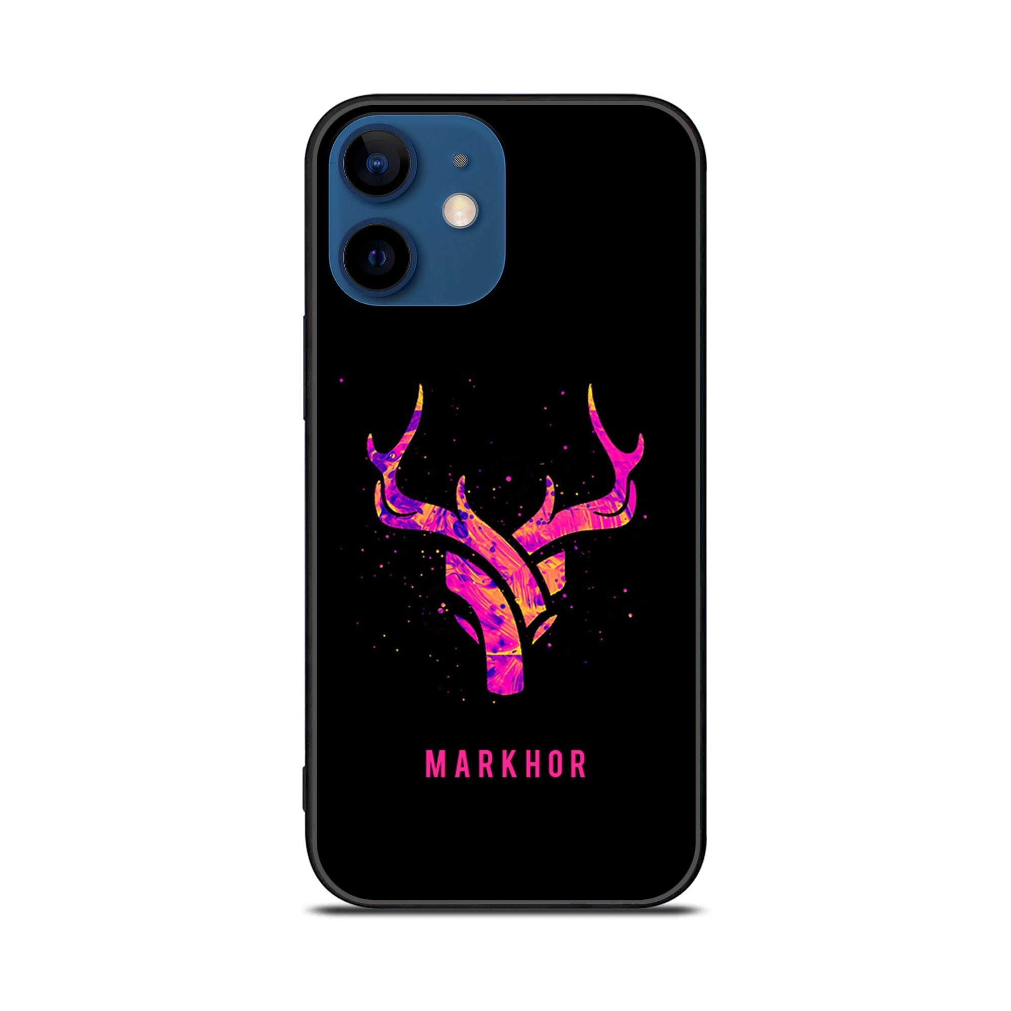 iPhone 11  Markhor Design 3 Premium Printed Glass soft Bumper shock Proof Case CS-26518