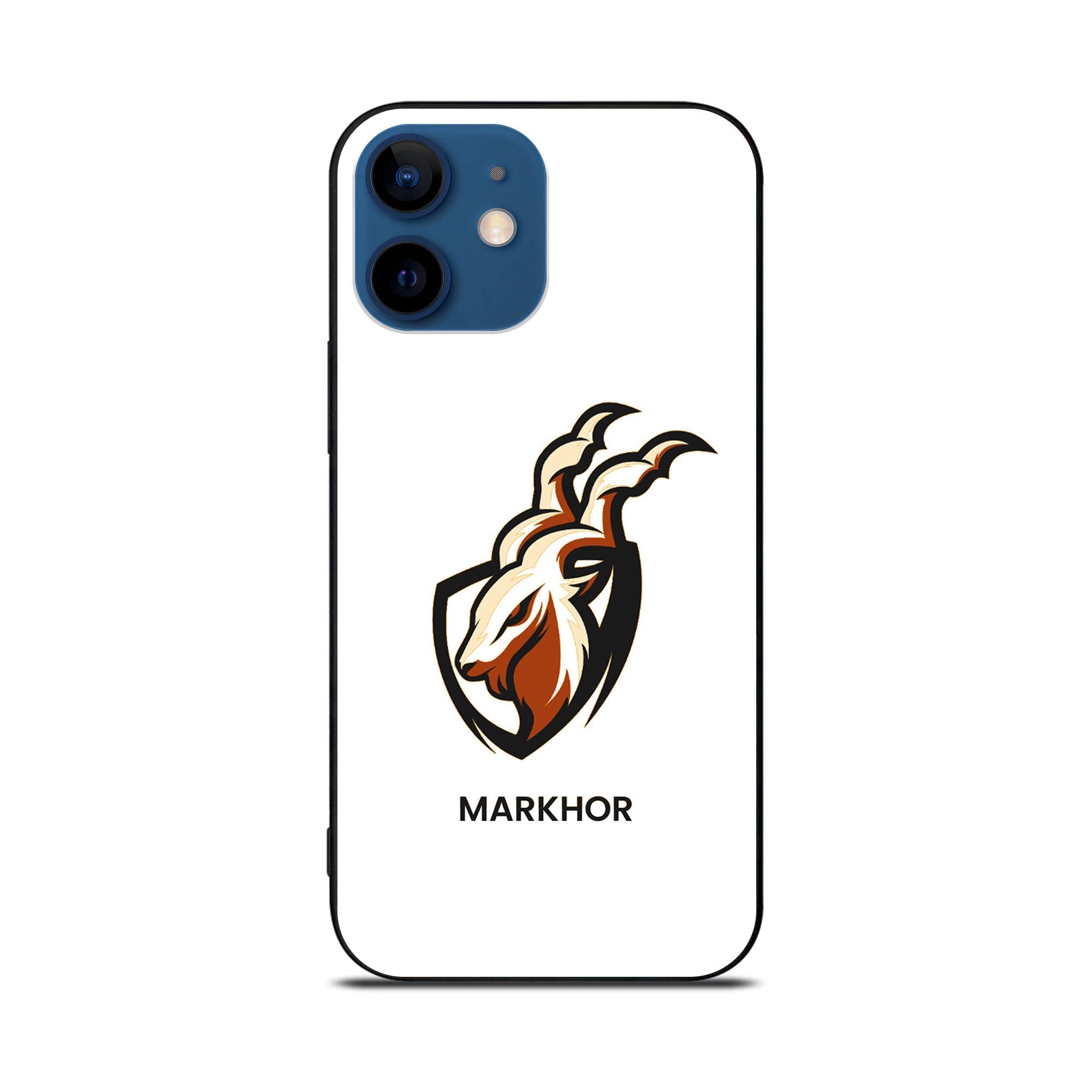 iPhone 11  Markhor Design 3 Premium Printed Glass soft Bumper shock Proof Case CS-26518