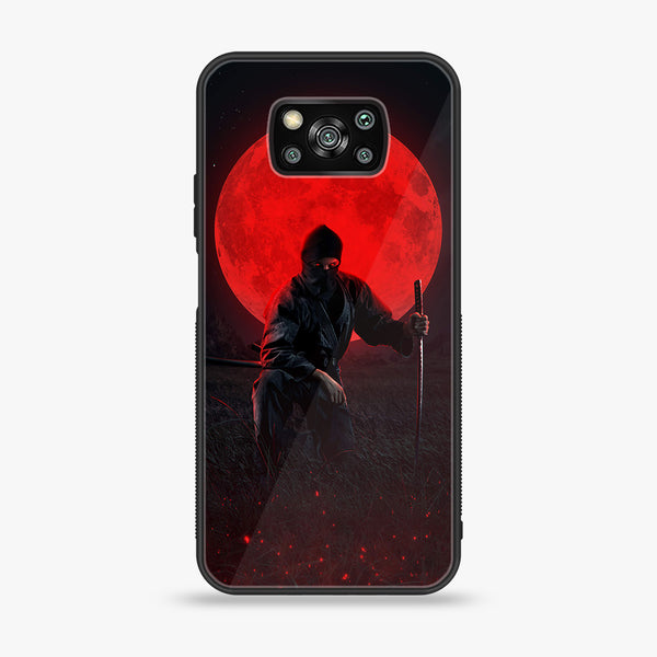 Xiaomi Poco X3/X3 Pro/X3 NFC - Ninja Design 10 - Premium Printed Glass soft Bumper shock Proof Case CS-22840