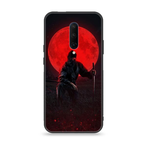 OnePlus 7 Pro - Ninja Series  Design 10 Premium Printed Glass soft Bumper shock Proof Case  CS-20321